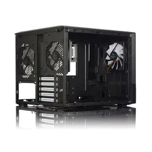 "Fractal Design NODE 804", kompiuteris, juodas, "micro ATX", "Mini-ATX", kietasis diskas, maitinimas, 16 cm, 32 cm