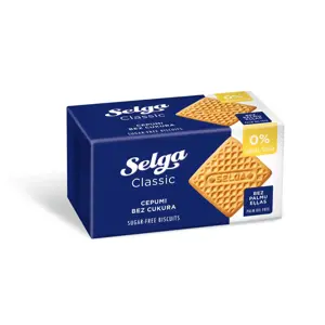 SELGA sausainiai klasikiniai be cukraus, 180g
