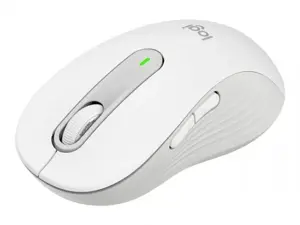 Logitech Signature M650 Wireless Mouse for Business, Right-hand, Optical, RF Wireless + Bluetooth, 4000 DPI, White