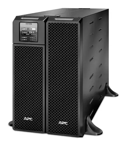 "APC Smart-UPS On-Line", dvigubos konversijos (internetinis), 5 kVA, 4500 W, sinusinis, 100 V, 275 V
