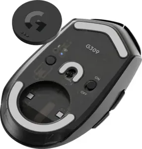 Logitech G309 LIGHTSPEED Belaidė žaidimų pelė, RF Wireless + Bluetooth, 2560 DPI, Juoda