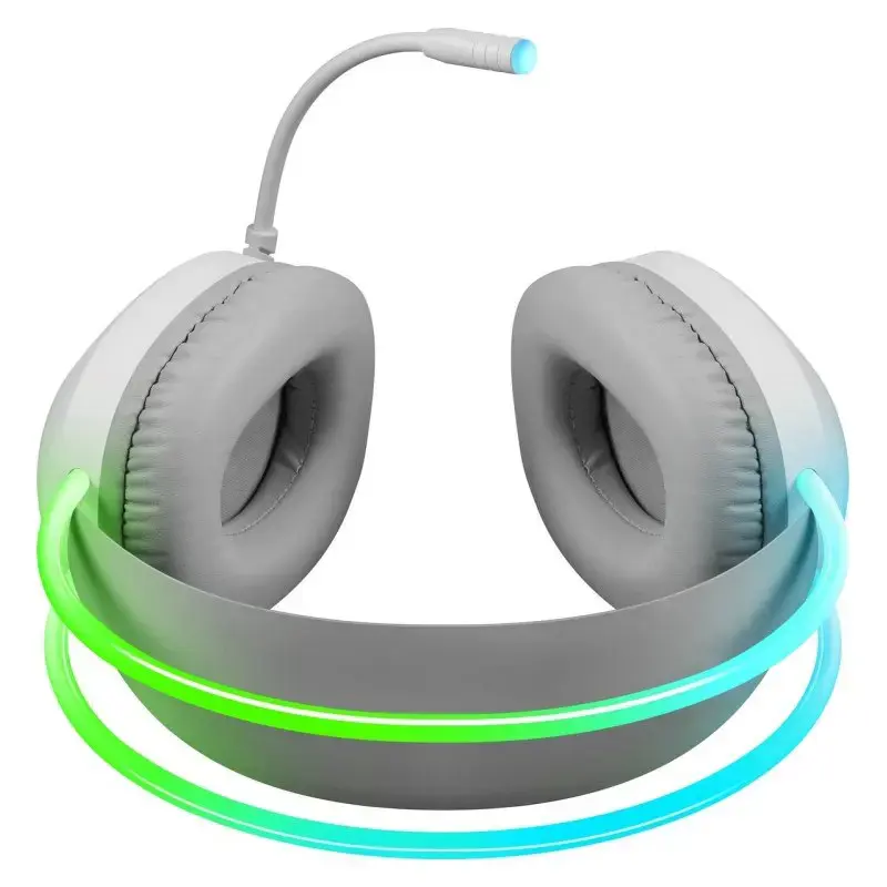 HEADPHONES DEFENDER ECLIPSE RGB WHITE