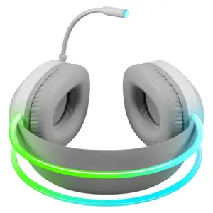 HEADPHONES DEFENDER ECLIPSE RGB WHITE