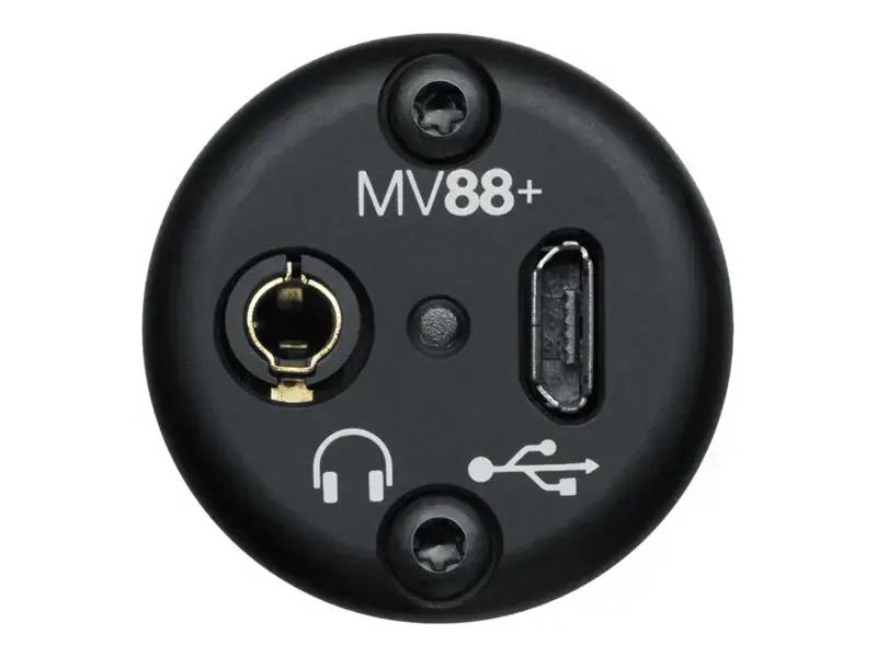 "Shure MV88+ VIDEO KIT" juodos spalvos stalinis mikrofonas
