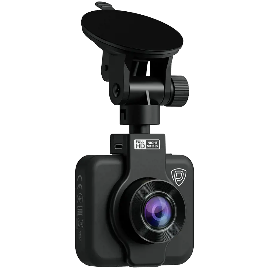 Prestigio RoadRunner 185, 2.0'' IPS (320x240) ekranas, FHD 1920x1080@30fps, HD 1280x720@30fps, Jieli AC5601, 2 MP CMOS GC2053 vaizdo jutiklis, 2 MP kamera, 140° matymo kampas, Micro USB, 180 mAh, naktinis matymas, judesio aptikimas, G jutiklis, ciklinis įrašymas, spalvotas/juodas, plastikinis korpusas