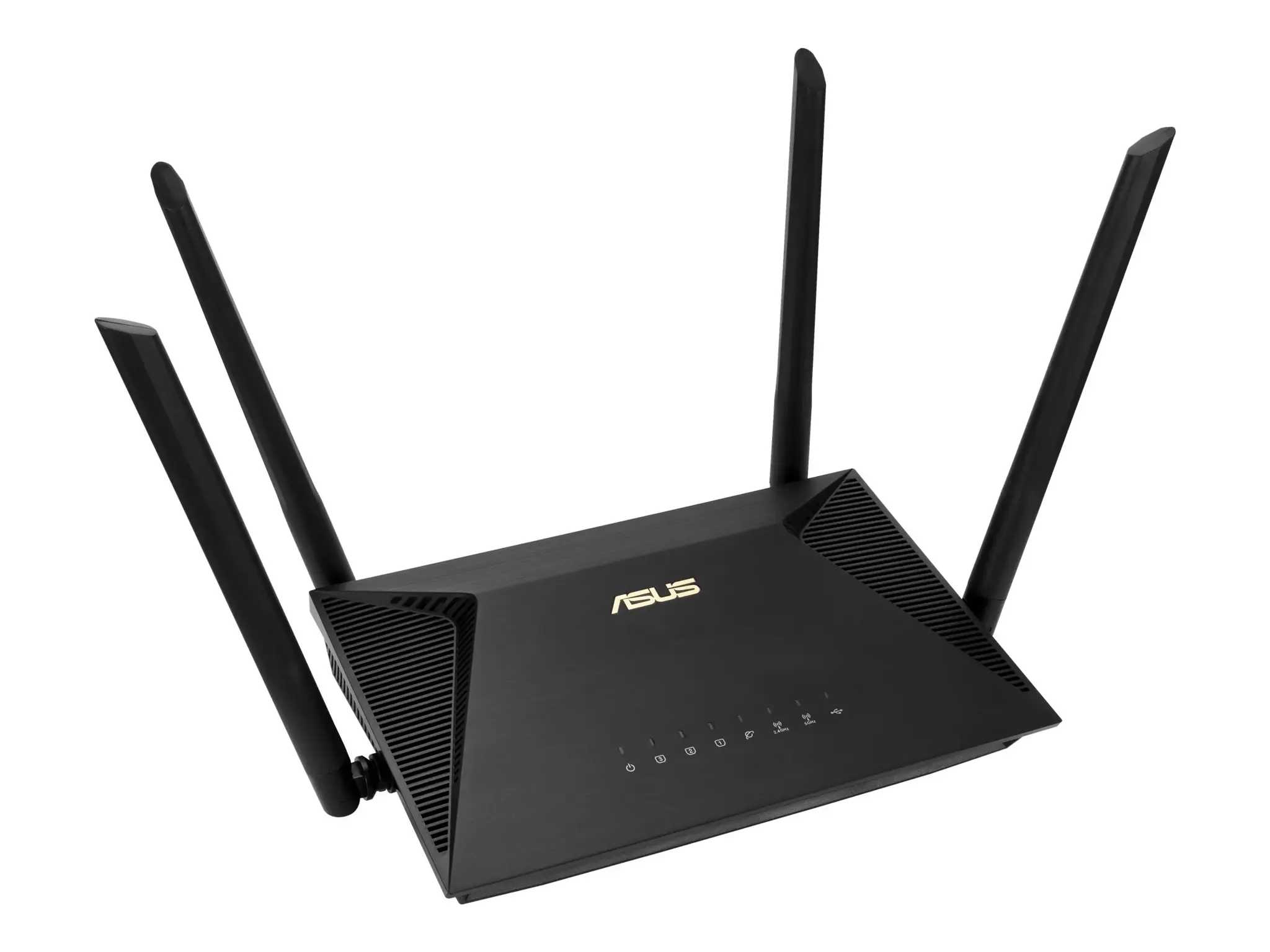ASUS RT-AX53U, "Wi-Fi 6" (802.11ax), dviejų dažnių (2,4 GHz / 5 GHz), Ethernet LAN, 3G, juodas, stalinis maršrutizatorius