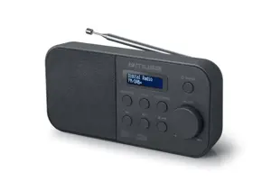 "Muse" žadintuvo funkcija, M-109DB, Nešiojamas radijo imtuvas, juodas