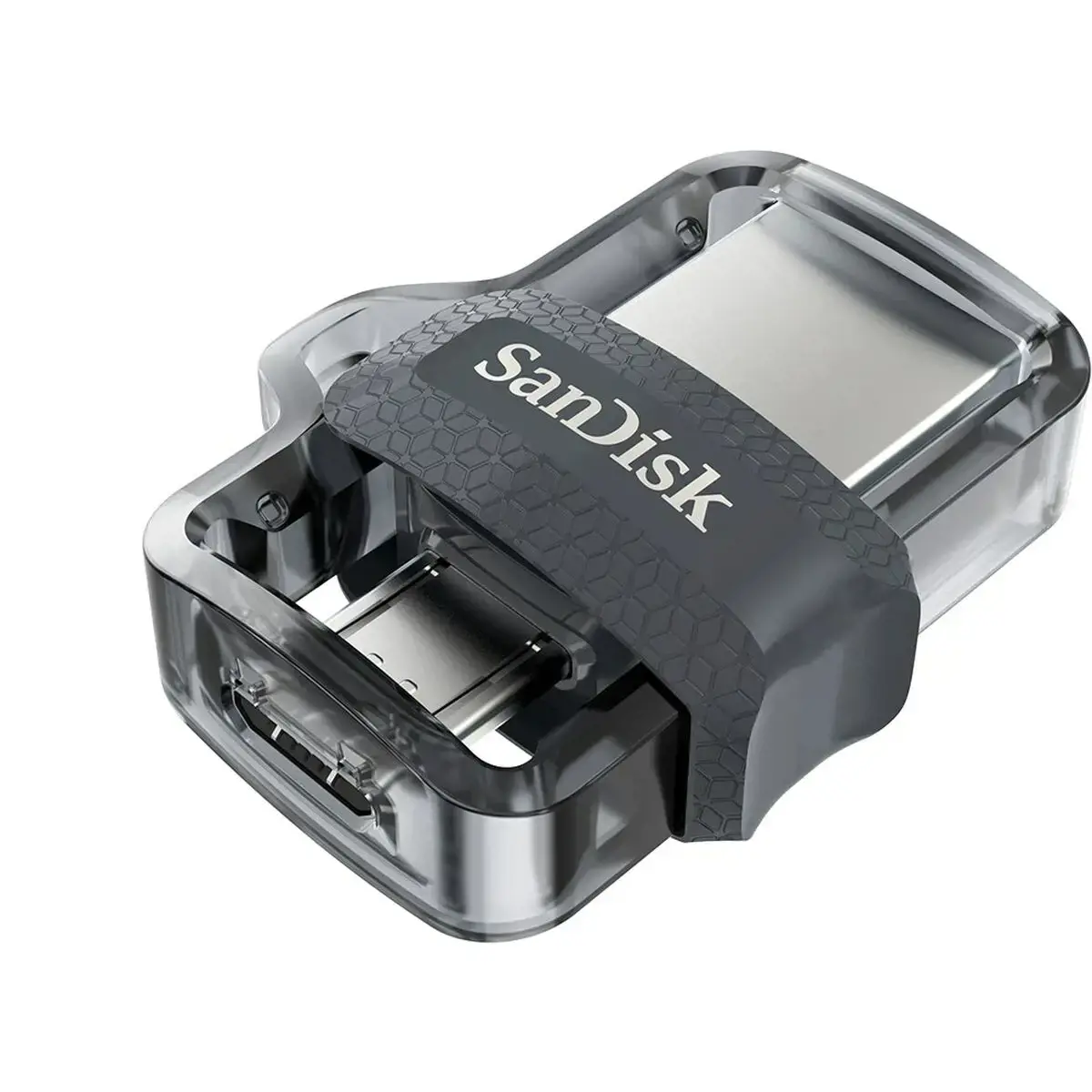 USB atmintinė SanDisk SDDD3-128G-G46 Black Silver 128 GB