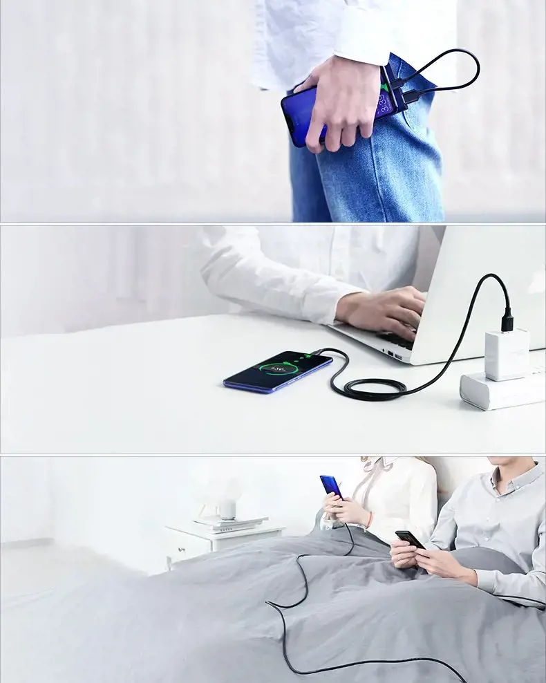 Ugreen 60117, 1,5 m, USB A, USB C, USB 2.0, 480 Mbps, juodas