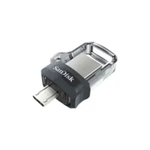 USB atmintinė SanDisk SDDD3-064G-G46 Black Silver 64 GB