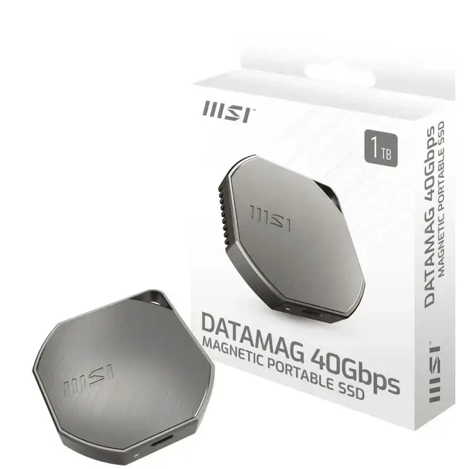 MSI DATAMAG 40Gbps 1TB External SSD Drive (S78-440L3B0-P83)