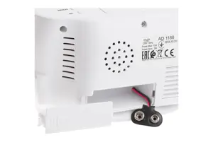 Adler AD 1186W alarm clock Digital alarm clock Black, White