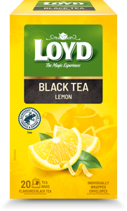 Juodoji arbata LOYD, su citrinų aromatu, 20x1.7g