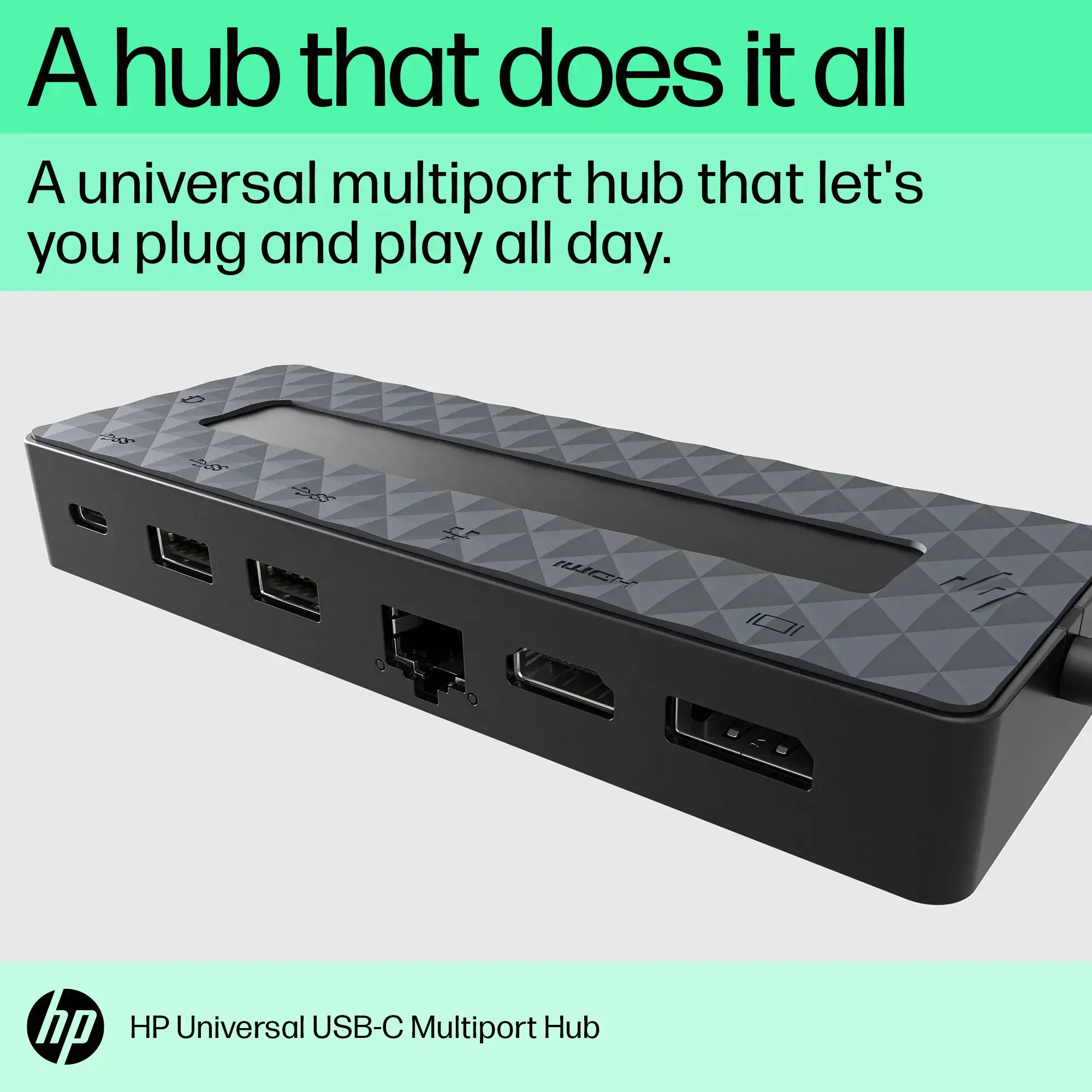 HP universalus USB-C daugiaportis koncentratorius
