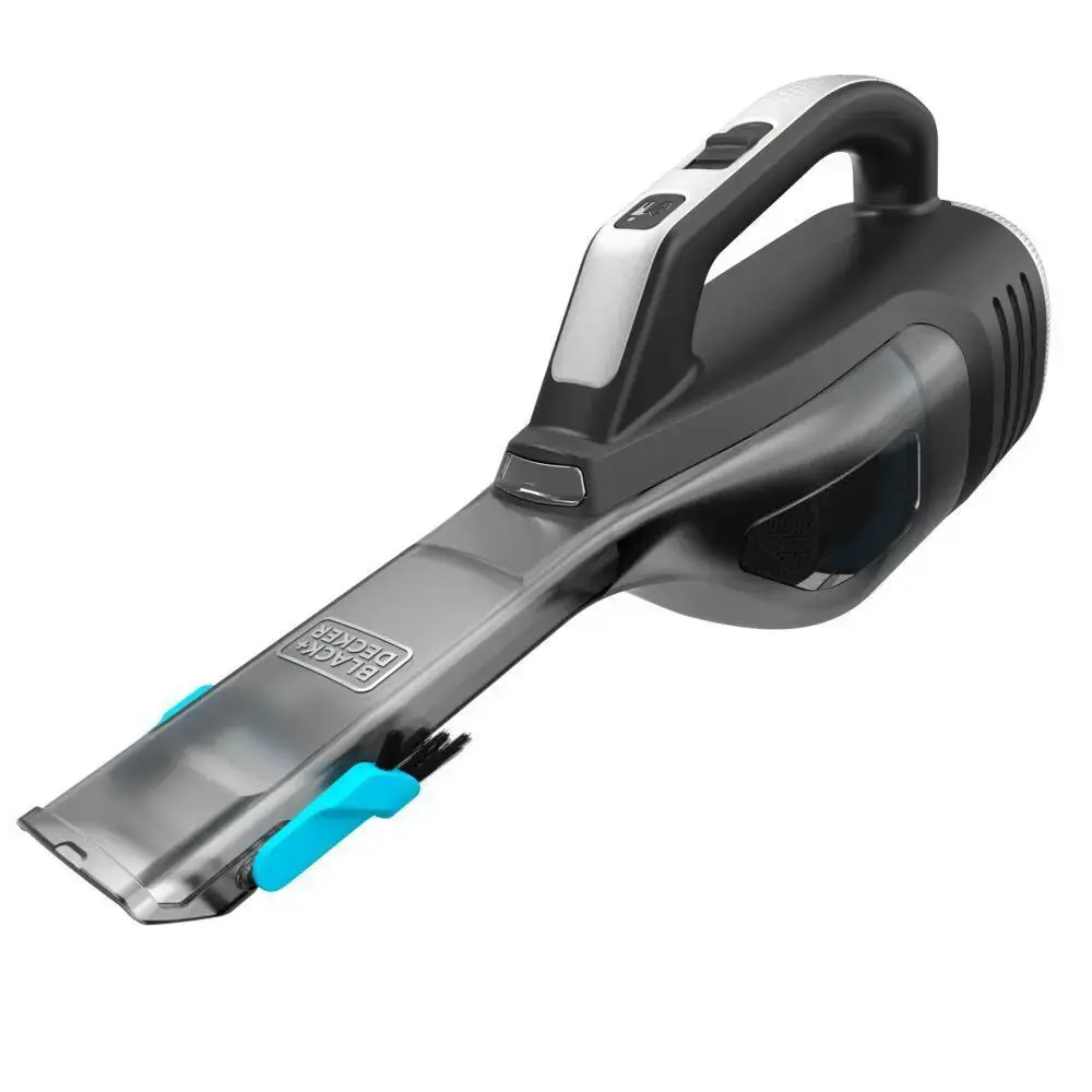 Black & Decker DVD320B handheld vacuum Black, Silver, Turquoise Bagless
