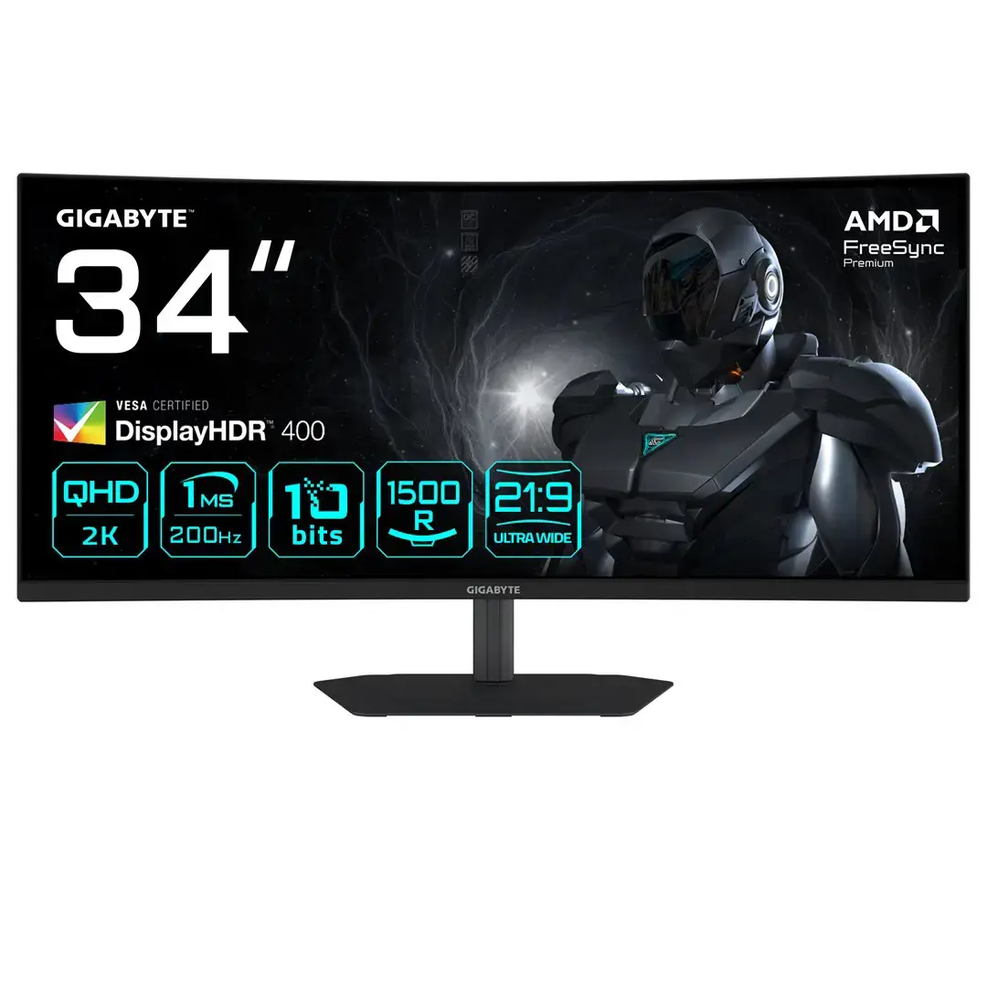 GIGABYTE GAMING MONITOR 34" G34WQC2 EK