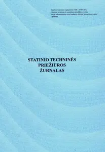 Statinio techninės priežiūros žurnalas, 2 priedas, A4, 18 lapų
