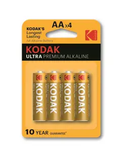 "Kodak Ultra Premium" vienkartinė AA šarminė baterija