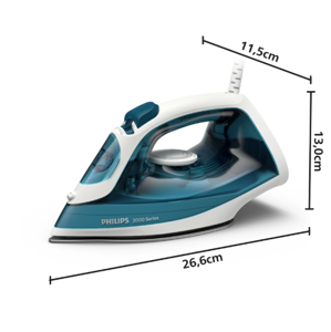Philips 2000 Series DST2020/90 Lygintuvas, 2000 W, Mėlyna/Balta
