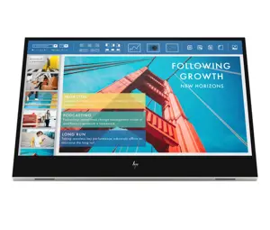 HP E14 G4 FHD Portable Monitor - DAMAGED - 14" 1920x1080 FHD 400-nit 60Hz AG, IPS, 2x USB-C, tilt/s…