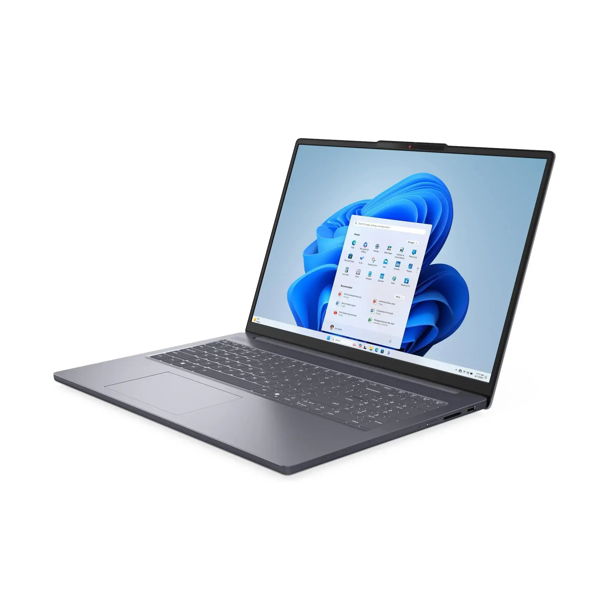 Nešiojamas kompiuteris Lenovo IdeaPad Slim 3 16ARP10, 7535HS, 512 GB, 16 Coliai, Windows 11 Home