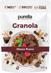 Granola PURELLA, su šokoladu ir riešutais, 300 g