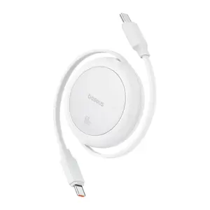 Baseus Free2Pull Mini USB-C to USB-C USB cable, 60W, 1, (white)