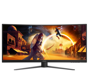 AOC CU34G4 | 34 " | Fast VA | UWQHD | 21:9 | 180 Hz | 1 ms | 3440 x 1440 pixels | 300 cd/m² | HDMI ports quantity 2 | Black