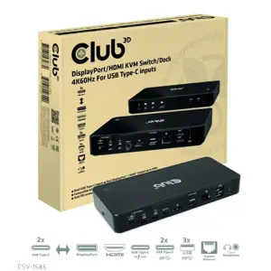 NB ACC DOCKING STATION/USB-C 120W CSV-1585 CLUB3D