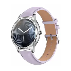 COLMI L28 Smart Watch (silver-purple + purple leather strap)