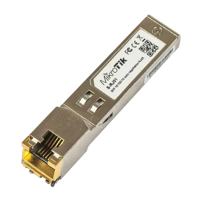 MIKROTIK S-RJ01 SFP modulis 1,25 Gb/s RJ45 100 m