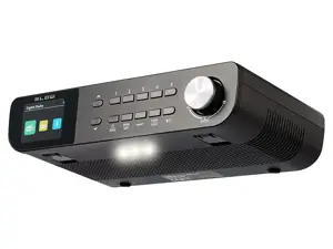 Nešiojamasis FM/DAB+ RK1 virtuvinis radijas, juodas