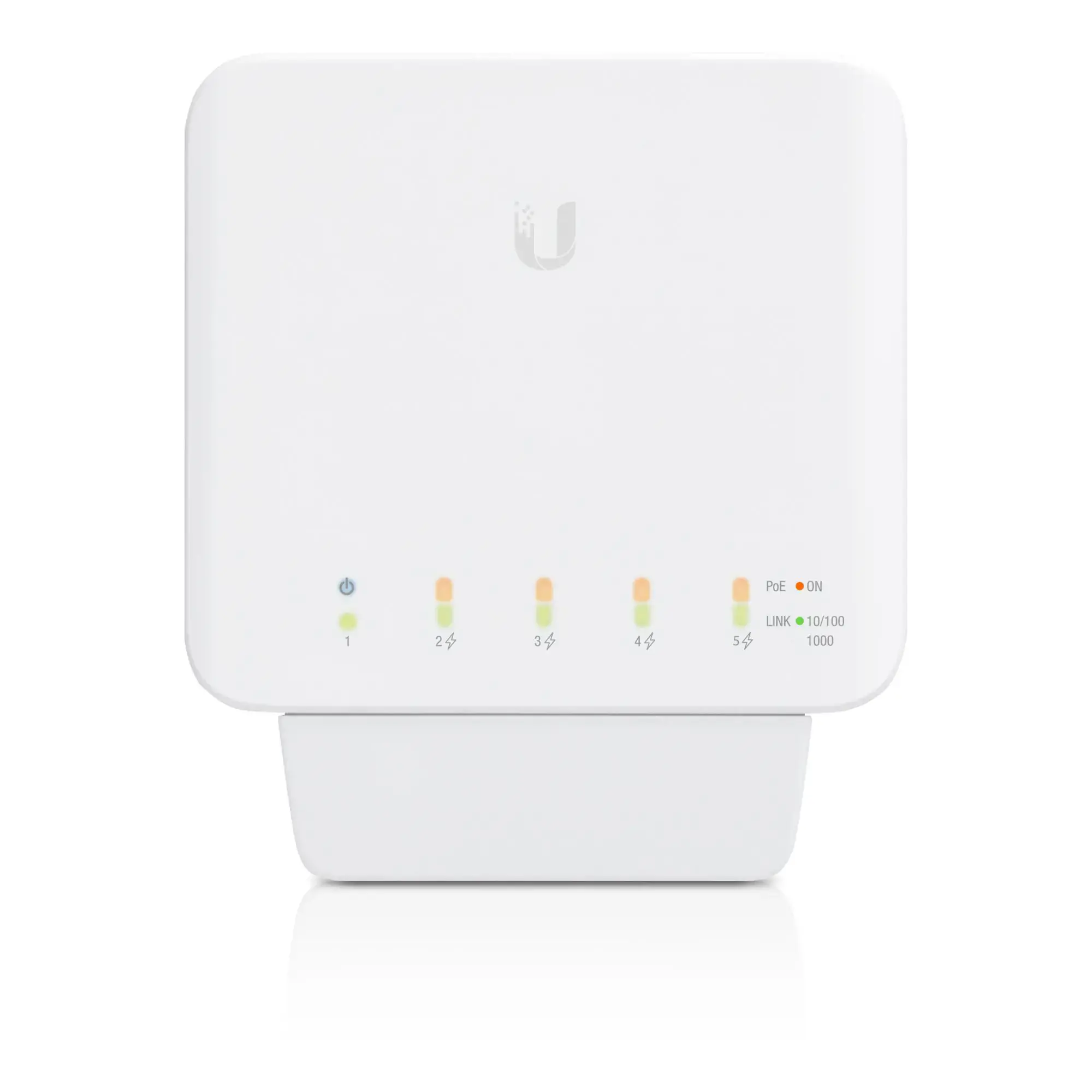 UBIQUITI UniFi komutatorius UniFi 5x RJ45 1000Mb/s 1x PoE įėjimas 4x PoE išėjimas 46W 3 pakuotės