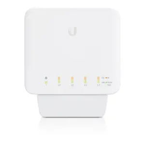 UBIQUITI UniFi komutatorius UniFi 5x RJ45 1000Mb/s 1x PoE įėjimas 4x PoE išėjimas 46W 3 pakuotės