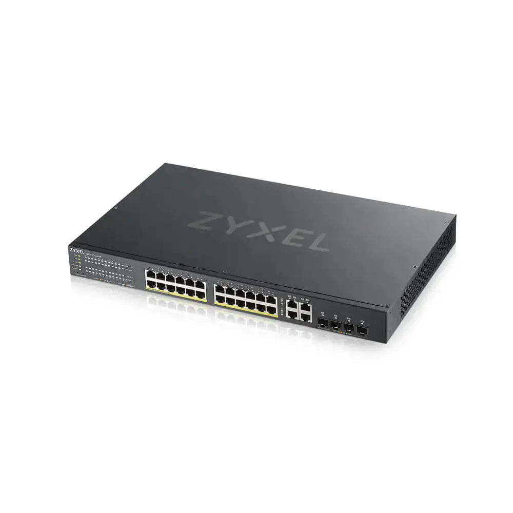 Zyxel GS1920-24HPV2, valdomas, Gigabit Ethernet (10/100/1000), maitinimas per Ethernet (PoE), montuojamas į stovą