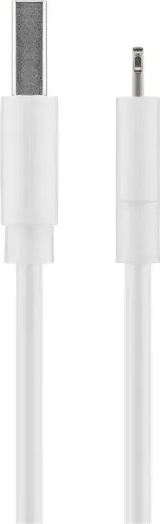 "Goobay" "Lightning" USB įkrovimo ir sinchronizavimo laidas 54600 Baltas, USB 2.0 vyriškas (A tipo), "Apple Lightnin" vyriškas (8 kontaktų)