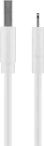 "Goobay" "Lightning" USB įkrovimo ir sinchronizavimo laidas 54600 Baltas, USB 2.0 vyriškas (A tipo), "Apple Lightnin" vyriškas (8 kontaktų)