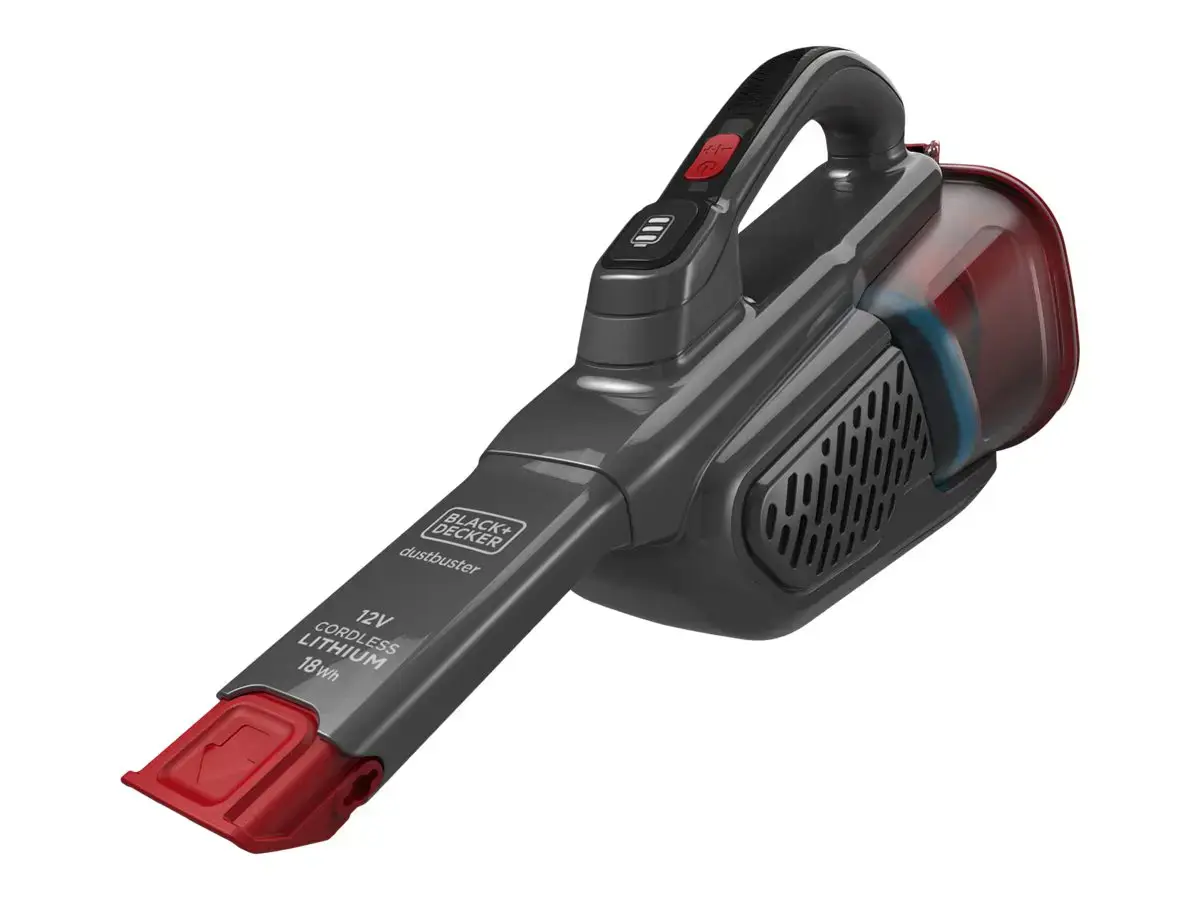 "Black &amp; Decker Dustbuster" juodas, raudonas dulkių maišelis