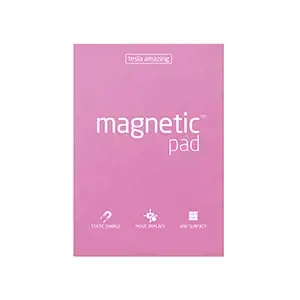 Magnetiniai lapeliai TESLA AMAZING  A4 rožiniai, 50lapų