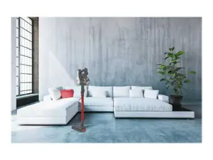 Hoover HF122GPT 011, Bagless, Titanium, 0.9 L, Rubber, Dry, Cyclonic, Fabric