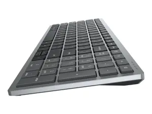 DELL KM7120W, pilno dydžio (100%), RF belaidis + "Bluetooth", QWERTY, pilka, titano spalvos, pelė pridedama