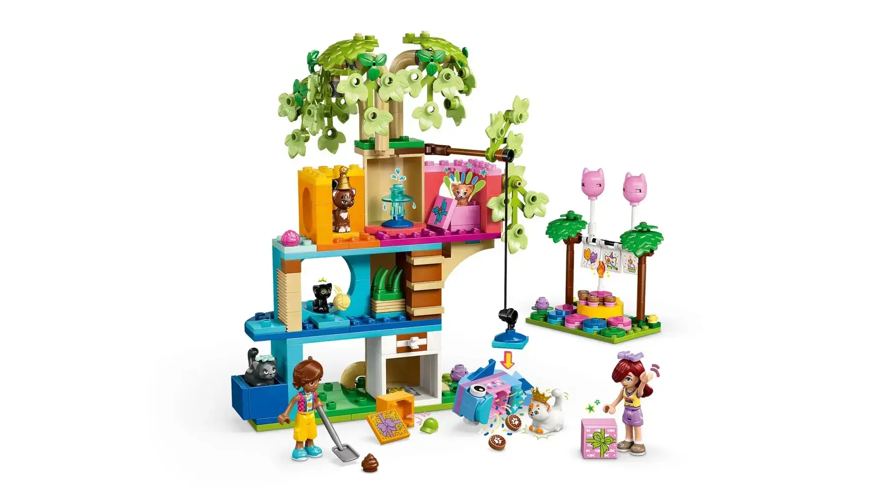 LEGO FRIENDS 42666 Cat Birthday Party & Tree House