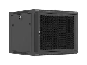 Lanberg Wall mounted installation cabinet 19" 9U 600X600 | WF01-6609-23B | Black