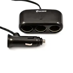 "Vakoss" TP-3263CK automobilinis cigarečių žiebtuvėlio daliklis