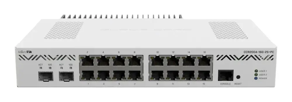 NET ROUTER 1000M 16PORT/CCR2004-16G-2S+PC MIKROTIK