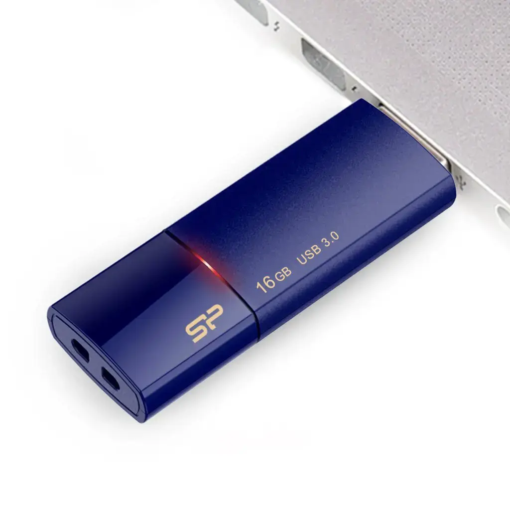 SILICON POWER atmintinė USB Blaze B05 16GB USB 3.2 Blue