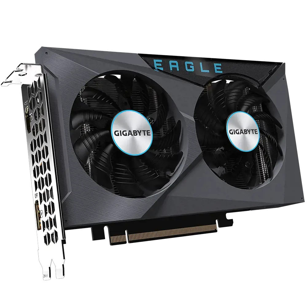Vaizdo plokštė GIGABYTE Radeon RX 6400 4 GB, GDDR6, 64 bitai, GV-R64EAGLE-4GD