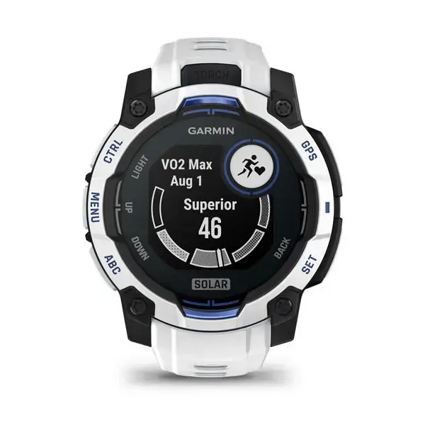 Garmin Instinct 3 Solar watch, 45mm, white