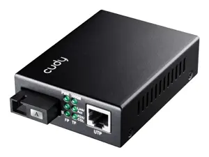 Cudy MC100GSB-40A network media converter 1000 Mbit/s Multi-mode, Single-mode Black