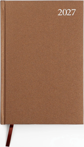 Darbo knyga STANDARD 2027, PVC, A5, ruda LT
